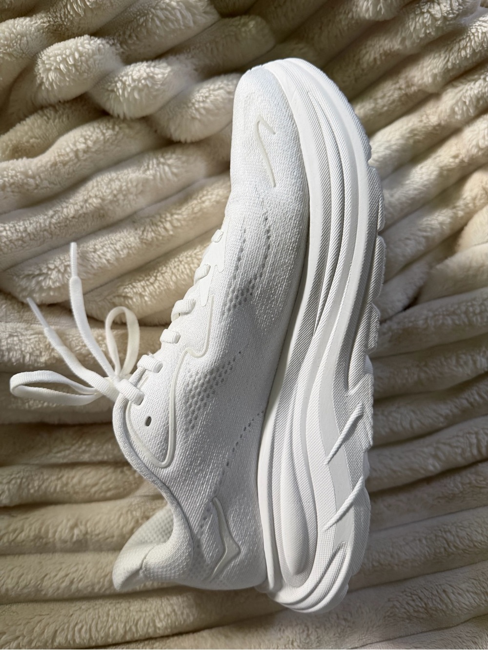 Hoka Clifton 10 size 9 Women's White Performance Running Shoe worn once - Picture 7 of 12